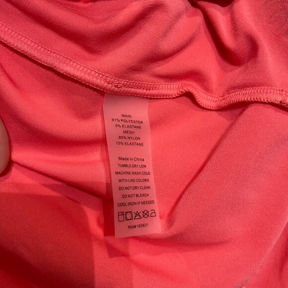 Johnny Was Calme Pink Effect Draped Racer Back Tank Top Sz M NWT - Picture 5 of 12